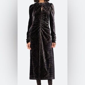 Sea NY Women’s Delphine Cutout Dress, multi color, sample size 4/S